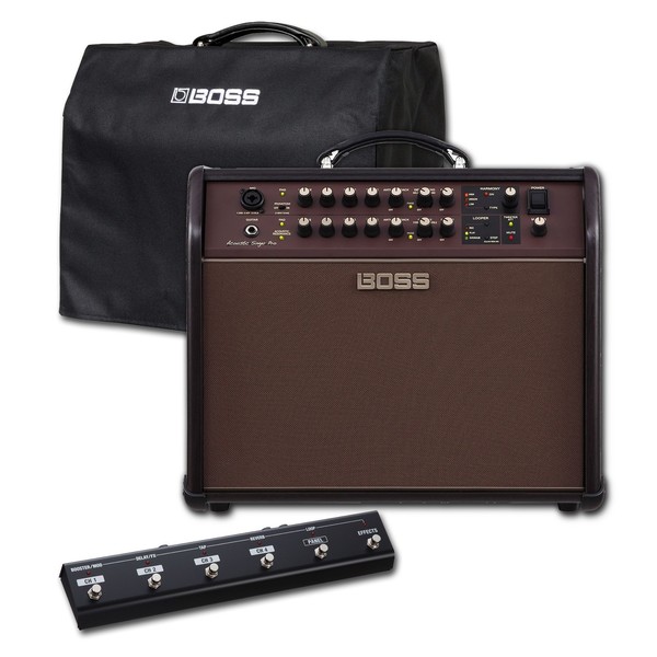 Boss Acoustic Singer Live Amplifier with Cover and Foot Controller - main