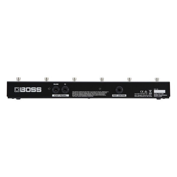 Boss Acoustic Singer Live Amplifier with Cover and Foot Controller - controller back