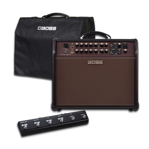 Boss Acoustic Singer Pro Amplifier with Cover and Foot Controller - main