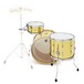 SJC Drums Busker DeVille 20'' 3pc, Mirror Brass Wrap