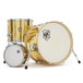 SJC Drums Busker DeVille 20'' 3pc, Mirror Brass Wrap