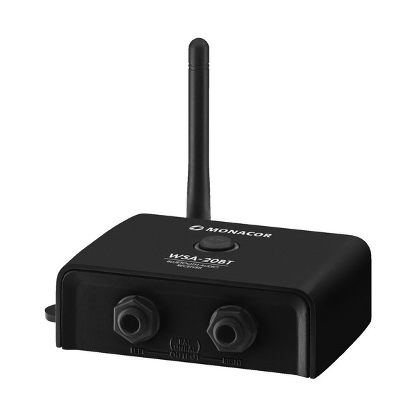 Monacor WSA-20BT Bluetooth Audio Receiver, Front