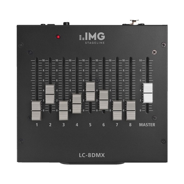 IMG Stageline LC-8DMX 8 Channel DMX Controller, Top