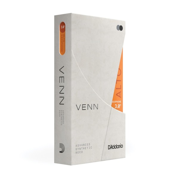 D'Addario Venn Alto Saxophone Reed, 3+, Side
