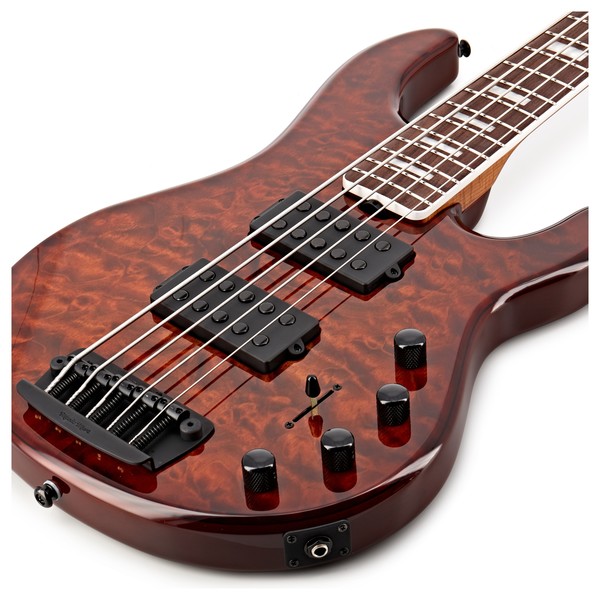 Music Man BFR StingRay 5 Bass HH, Giants Orange Quilt