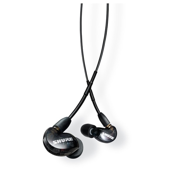 Shure SE215 Sound Isolation Earphones, Black - Front