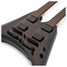 Harlem V Double Neck Guitar by Gear4music, Black