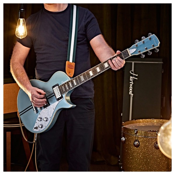 Hartwood Speedway Electric Guitar, Blue Suede lifestyle