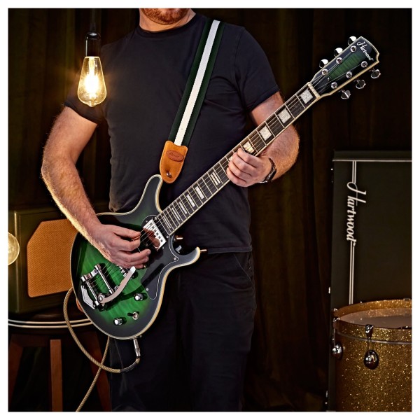 Hartwood Fifty6 Vibrato Electric Guitar, Pickle Lifestyle