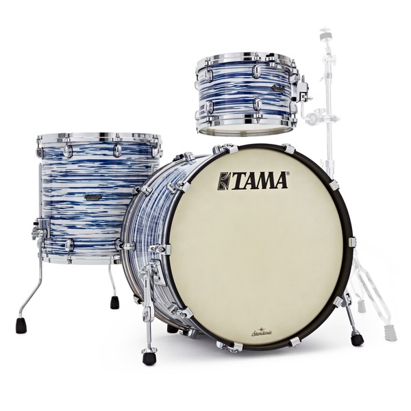 Tama Starclassic Maple 22" 3pc, Blue & White Oyster