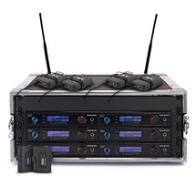 OFFLINE Trantec S5.5 Racked and Ready 6-Way Wireless Lapel Mic System
