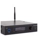 Trantec S5.5 Racked and Ready 6-Way Wireless Lapel Mic System, Single Receiver Front Angled Close Up