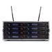 Trantec S5.5 Racked and Ready 8-Way Wireless Combo System, Receivers in Rack Front