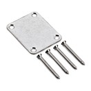Gotoh NBS-3 Relic Neck Mounting Plate, Aged Chrome