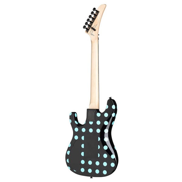 ギター KRAMER Nightswan Black/Blue Polka Dot Kramer NightSwan, Black with Blue Polka Dots – Gibson