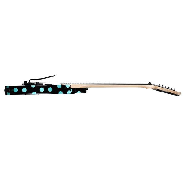 Kramer Nightswan, Black w/ Blue Polka Dots at Gear4music