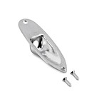 Gotoh JCS-1 Relic Input Jack Plate, Aged Chrome