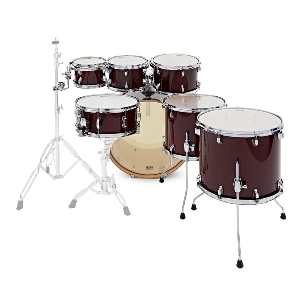 Tama Superstar Classic Exotix 22" 7pc, Gloss Garnet Lacebark Pine