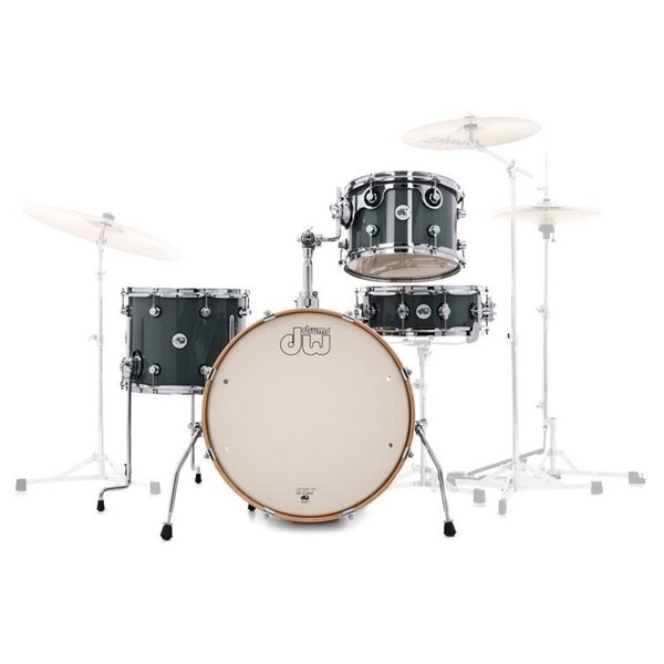 DW Drums Design Frequent Flyer 20'' Shell Pack, Steel Grey