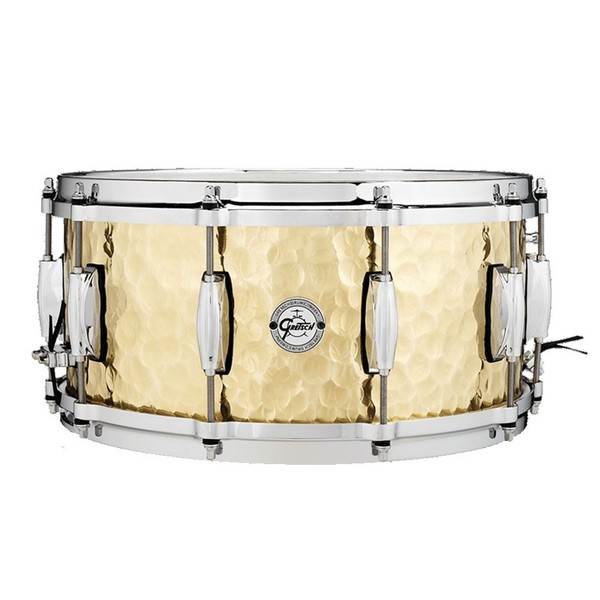 Gretsch Full Range 14 x 6.5" Hammered Brass Snare Drum