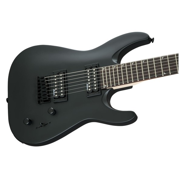 Jackson JS22-7 Dinky 7-String, Satin Black - Front 3