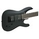 Jackson JS22-7 Dinky 7-String, Satin Black - Front 3