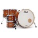 Pearl Masters MCT 22'' 5pc Shell Pack, Almond Red Stripe