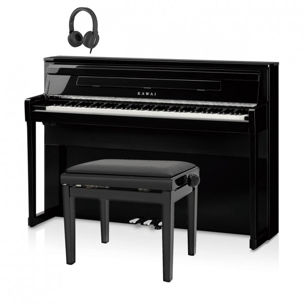 Kawai CA99 Digital Piano Package, Polished Ebony