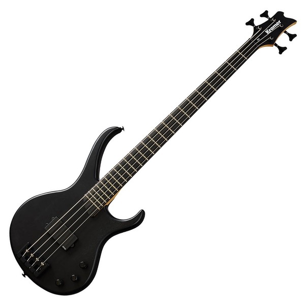 Kramer D-1 Bass, Satin Black - Front View