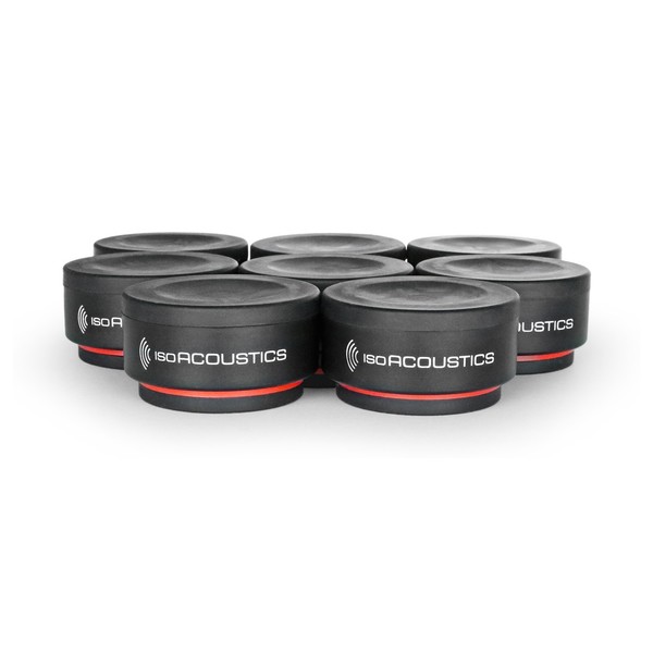 IsoAcoustics ISO-Puck MINI Isolating Speaker Feet, 8 Pack - 