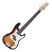 3/4 LA Bass Guitar by Gear4music, Sunburst