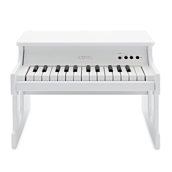 Korg tinyPiano 25 Mini Key Digital Toy Piano, Gloss White