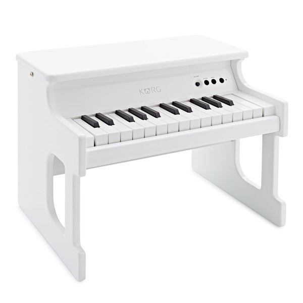 Korg tinyPiano 25 Mini pianoforte digitale giocattolo, bianco
