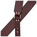 Bear Straps Broadway Guitar Strap, Red w/ Brass Connector