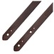 Bear Straps Slim Padded Guitar Strap, Brown w/ Nickel Buckle