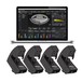 Sensory Percussion Drum Sensor Quad Kit with Software