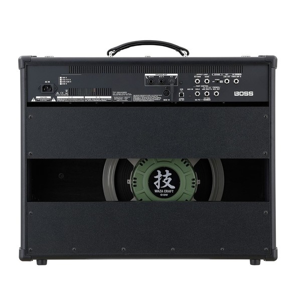 Boss Katana Artist MK-II with Cover and GA-FC Foot Controller - amp back