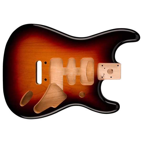 Fender Deluxe Alder Strat Body, 3-Tone Sunburst - main
