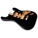 Fender Deluxe Alder Strat Body, Black - side