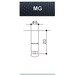 Gotoh SG381-01 MG Locking Tuners Set of 6, Chrome - Chart 2