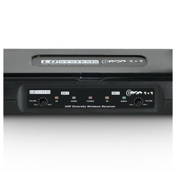 LD Systems ECO 2x2 Double Wireless System with Headsets Receiver
