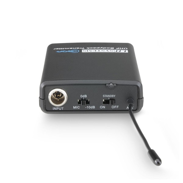 LD Systems ECO 2x2 Double Wireless System with Headsets Transmitter Top