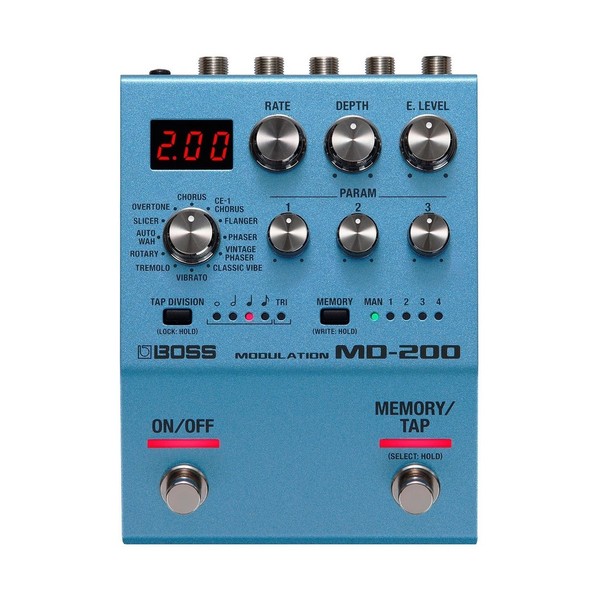 Boss MD-200 Modulation Pedal with MIDI Connection Cable - pedal