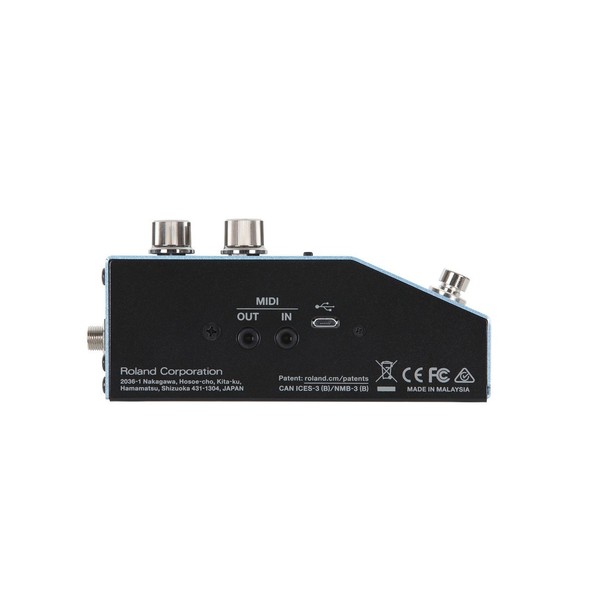 Boss MD-200 Modulation Pedal with MIDI Connection Cable - pedal side