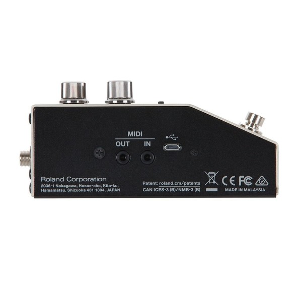 Boss DD-200 Delay Pedal with MIDI Connection Cable - pedal side