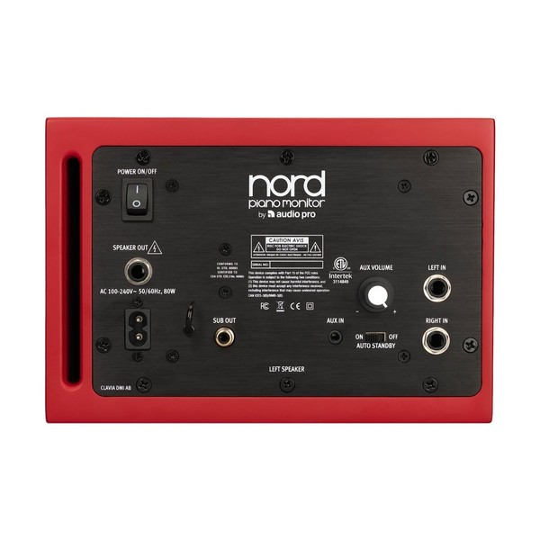 Piano Monitors V2 - Rear
