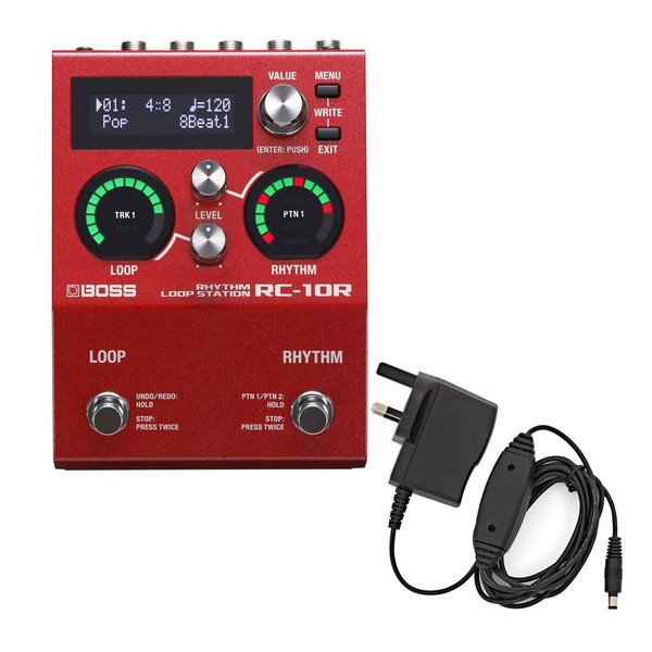 Boss RC-10R Looper with Power Supply - main