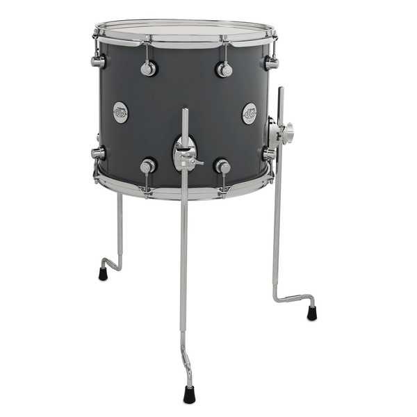 DW Drums Design Series 14 x 12'' Floor Tom, Grey Steel
