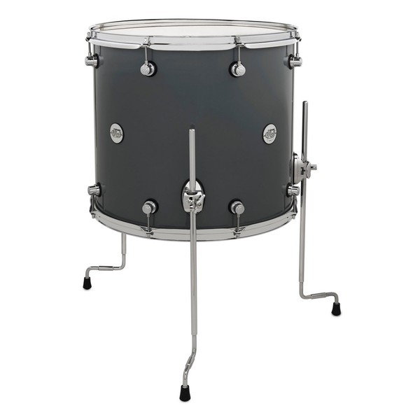 DW Drums Design Series 18 x 16'' Floor Tom, Grey Steel