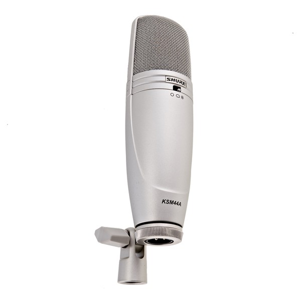 Shure KSM44A Large Dual Diaphragm Microphone - Mounted in Stand Adapter